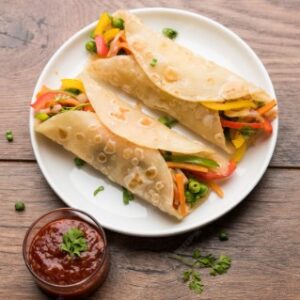 Veg  kathi roll